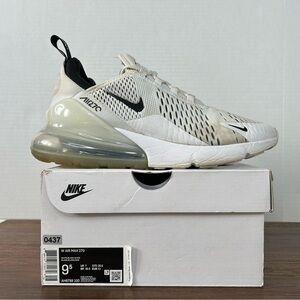 Nike Air Max 270 White Black Sneakers Women’s 9.5
